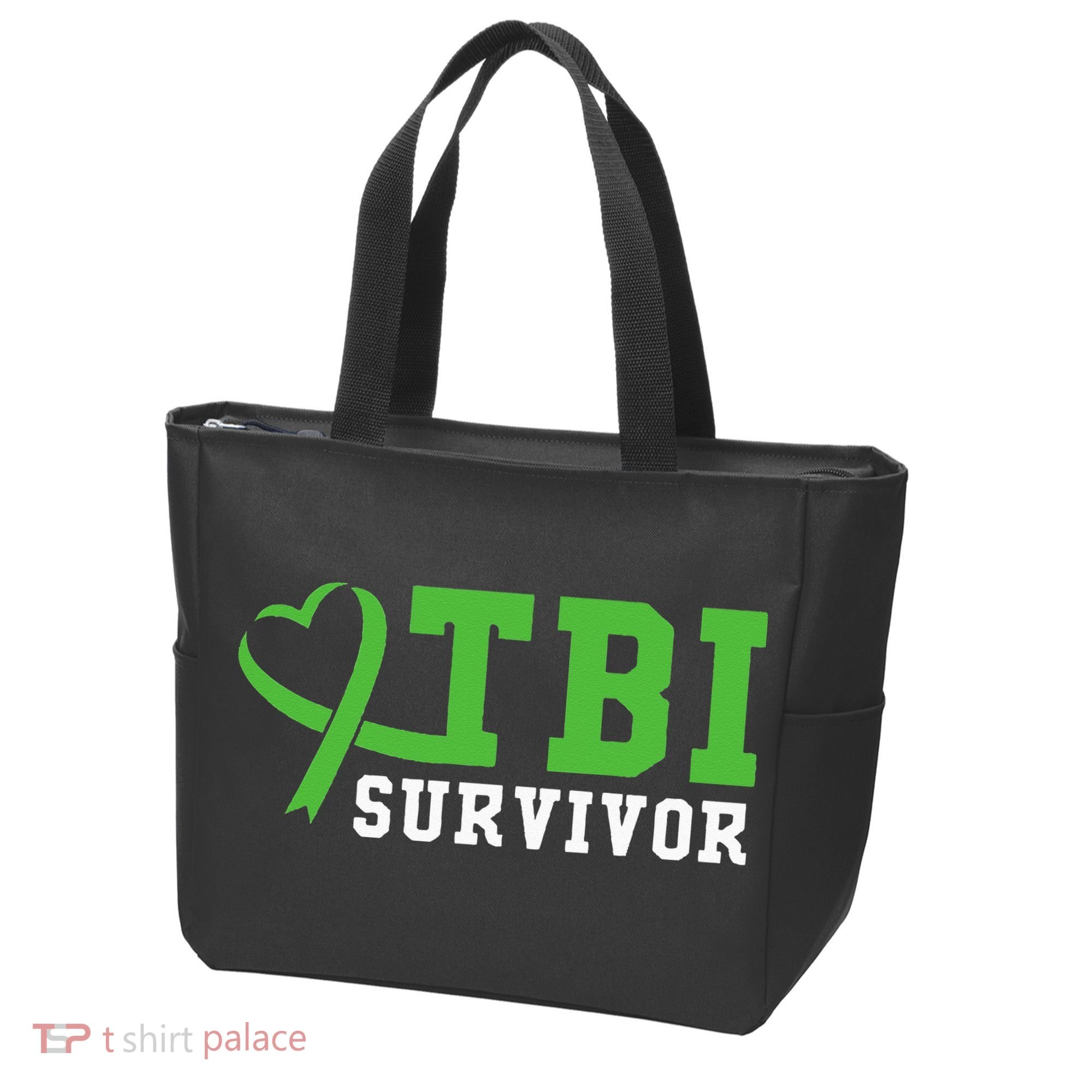 Traumatic Brain Injury TBI Survivor Tote Bag