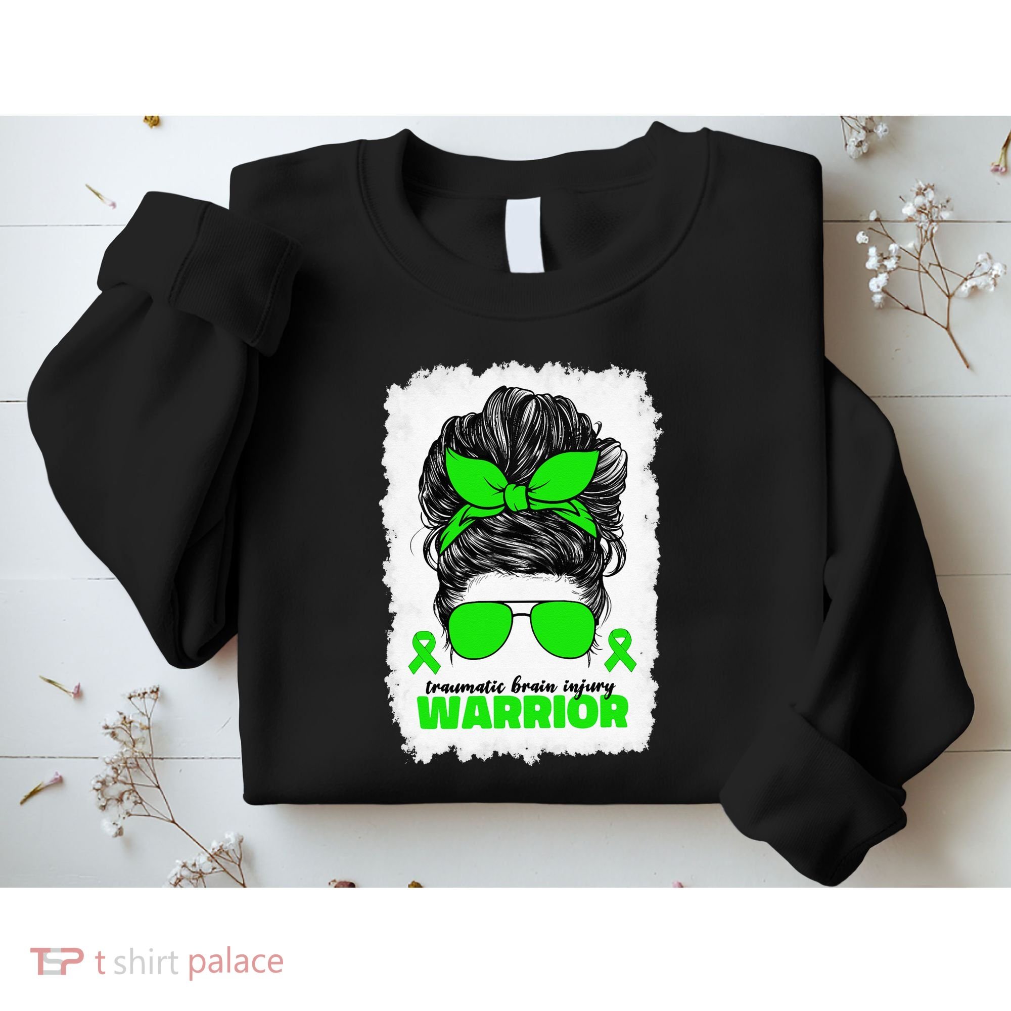 Traumatic Brain Injury Warrior For Women TBI Awareness Month Sweatshirt