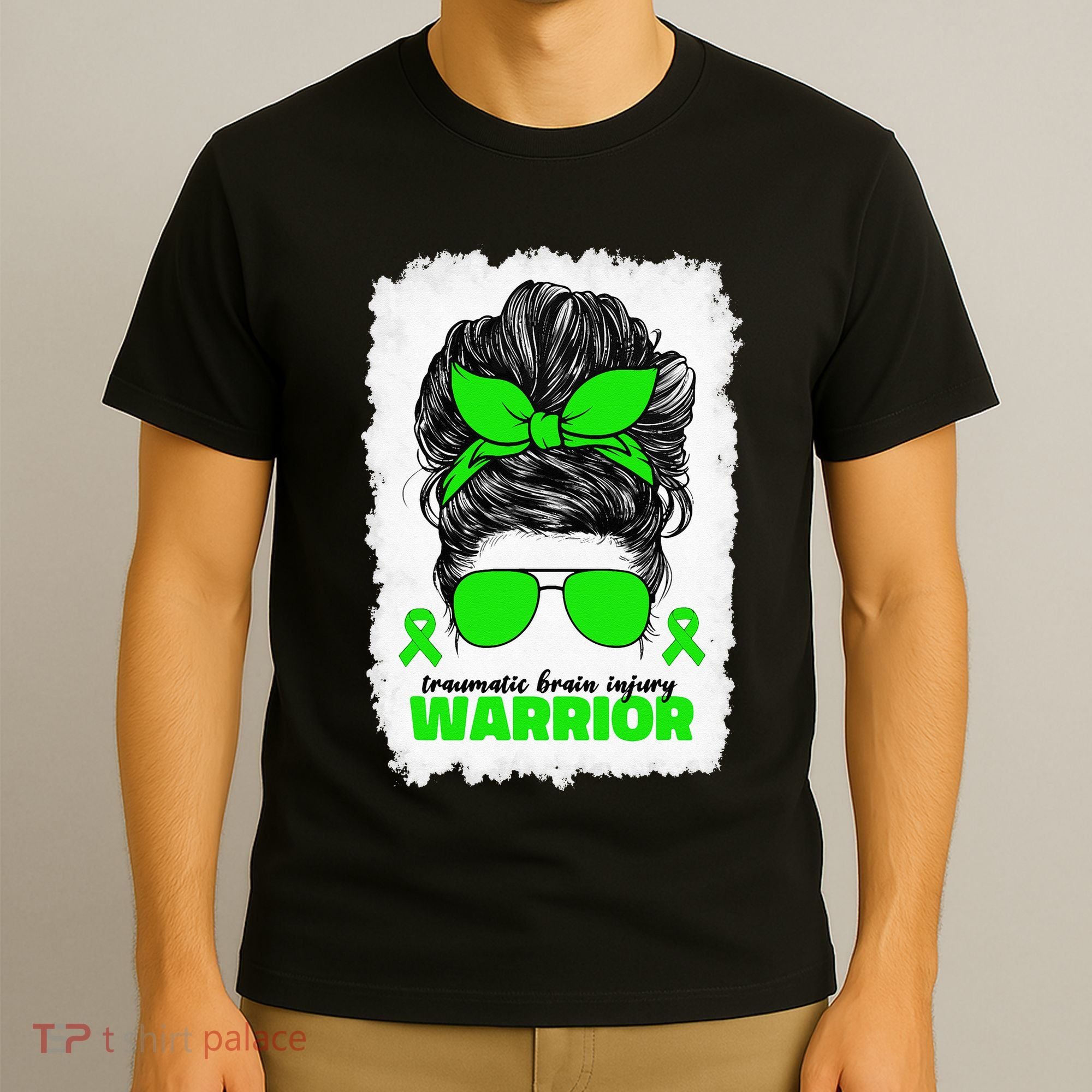 Traumatic Brain Injury Warrior For Women TBI Awareness Month T-Shirt