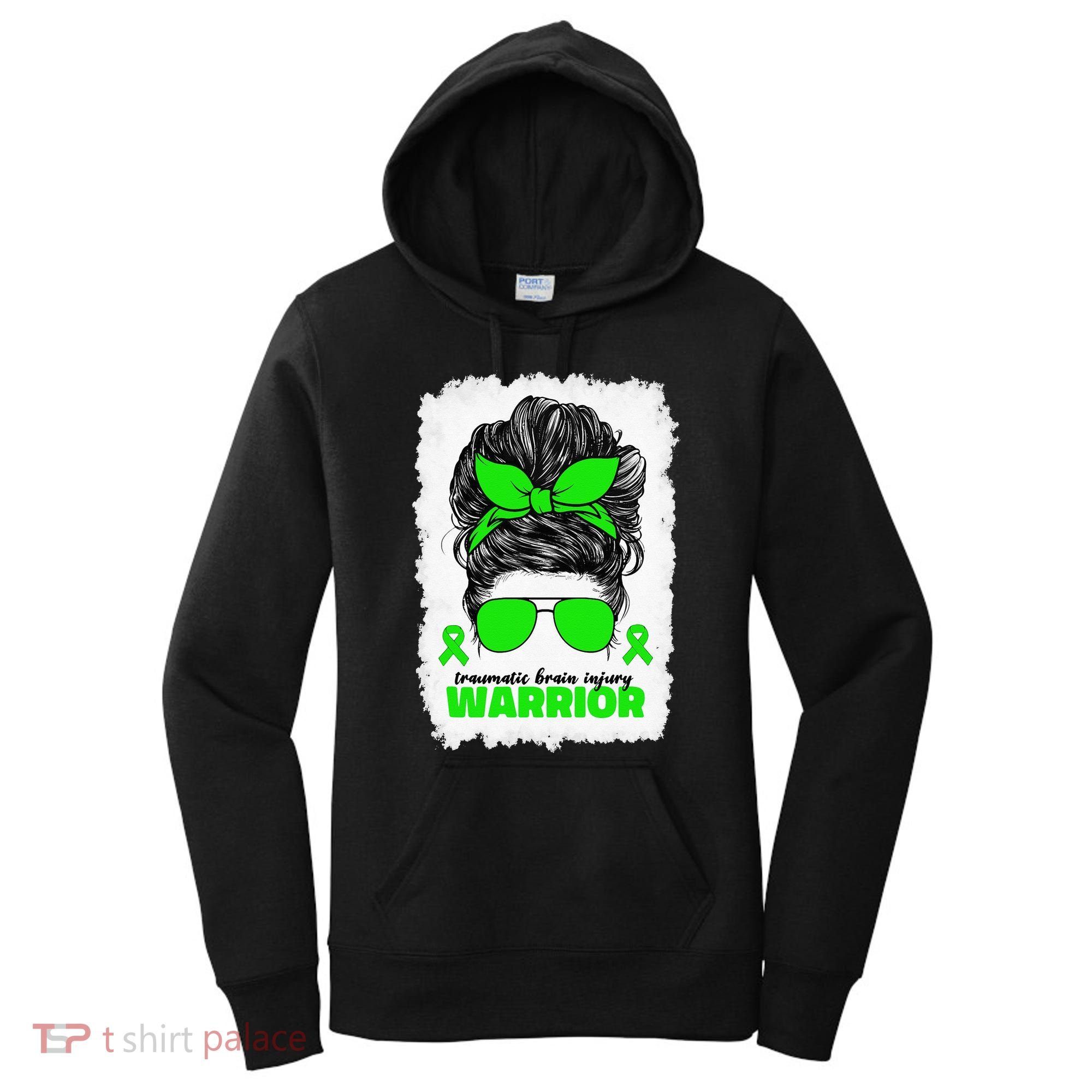 Traumatic Brain Injury Warrior For Women TBI Awareness Month Women's Hoodie