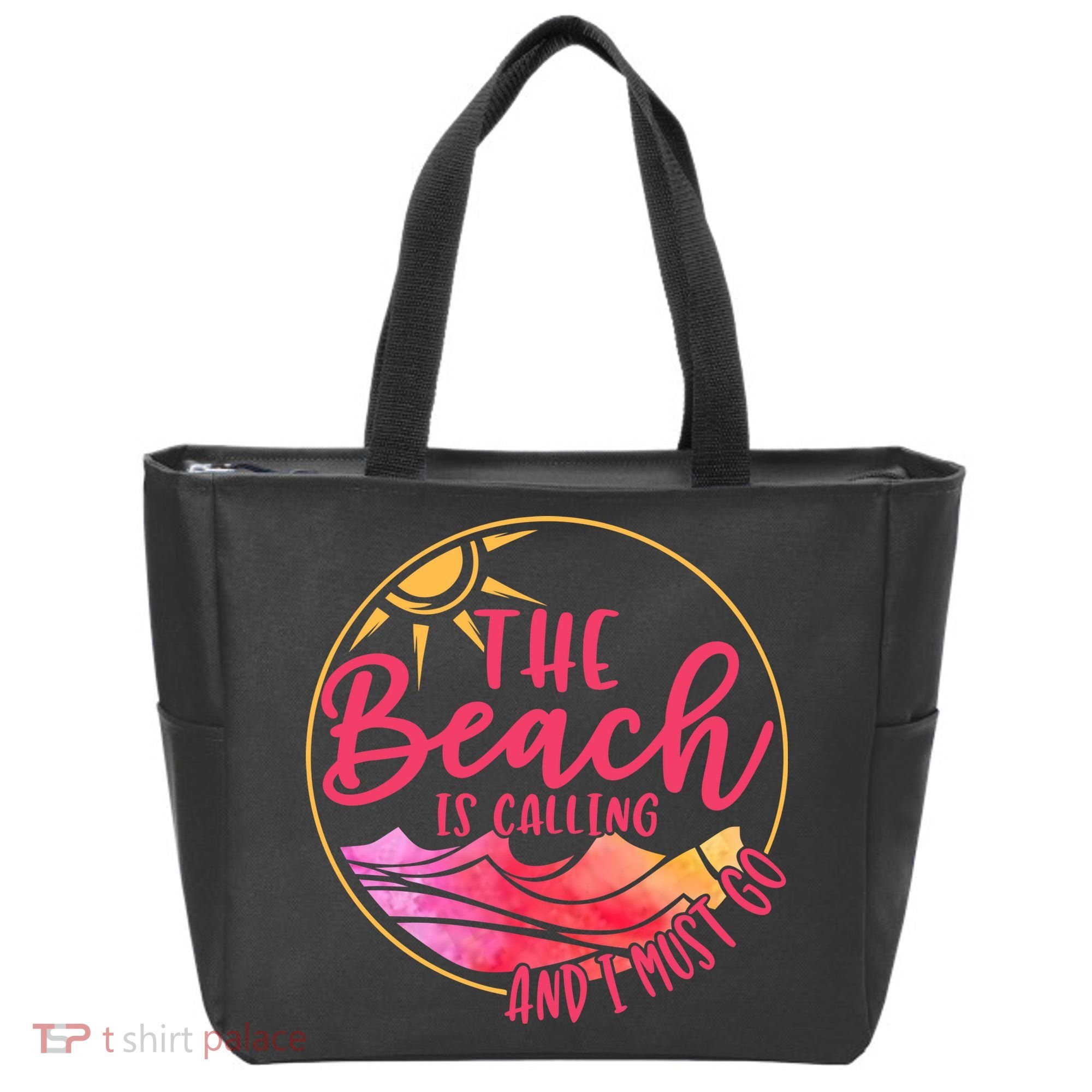 The Beach Is Calling And I Must Go Tote Bag