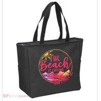 The Beach Is Calling And I Must Go Tote Bag thumb 2