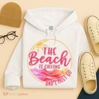 The Beach Is Calling And I Must Go Hoodie thumb 4
