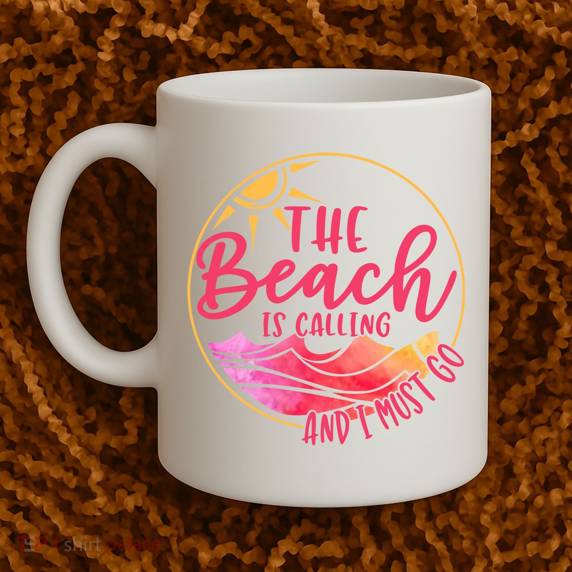 The Beach Is Calling And I Must Go Coffee Mug