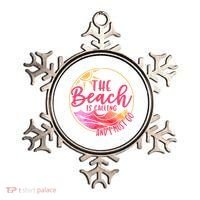 The Beach Is Calling And I Must Go Ornament thumb 0