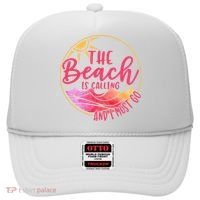 The Beach Is Calling And I Must Go Hat thumb 0
