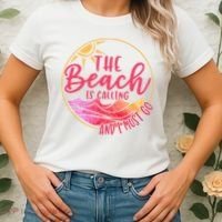 The Beach Is Calling And I Must Go Women's T-Shirt thumb 2