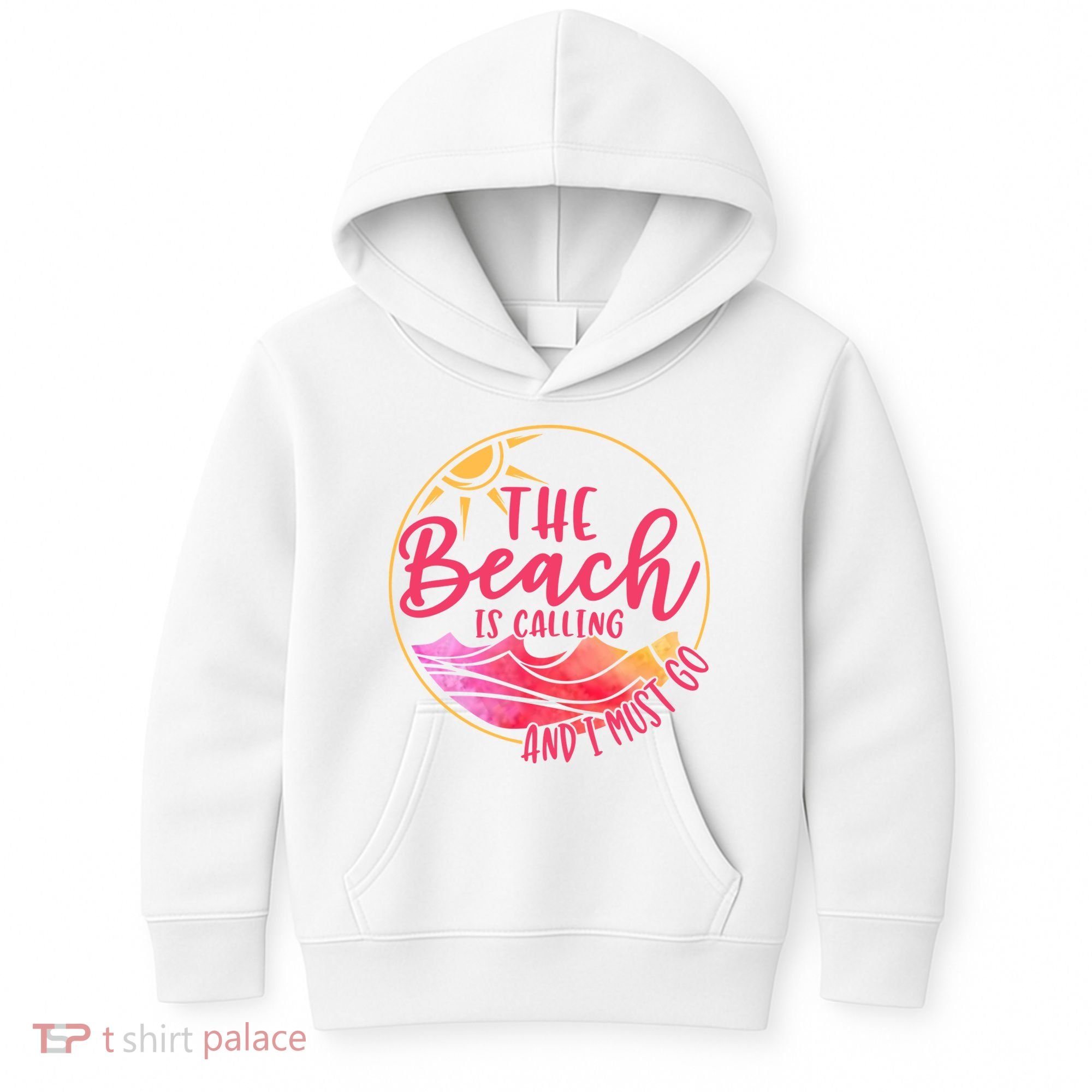 The Beach Is Calling And I Must Go Kids Hoodie