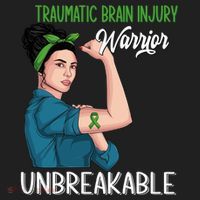 Traumatic Brain Injury Awareness Warrior Unbreakable Gift Hat thumb 2