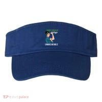 Traumatic Brain Injury Awareness Warrior Unbreakable Gift Visor thumb 0