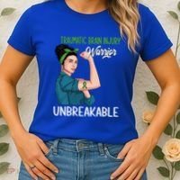 Traumatic Brain Injury Awareness Warrior Unbreakable Gift Women's T-Shirt thumb 2