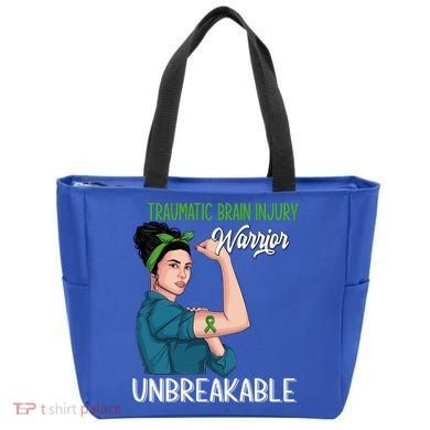 Traumatic Brain Injury Awareness Warrior Unbreakable Gift Tote Bag
