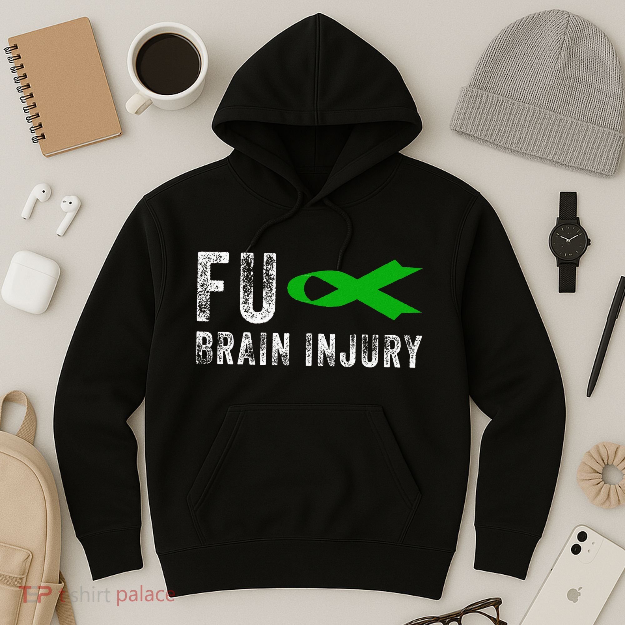 Traumatic Brain Injury Awareness Fu Traumatic Brain Injury Hoodie