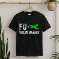 Traumatic Brain Injury Awareness Fu Traumatic Brain Injury T-Shirt thumb 2