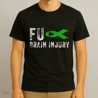 Traumatic Brain Injury Awareness Fu Traumatic Brain Injury T-Shirt thumb 3