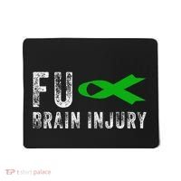 Traumatic Brain Injury Awareness Fu Traumatic Brain Injury Mousepad thumb 0