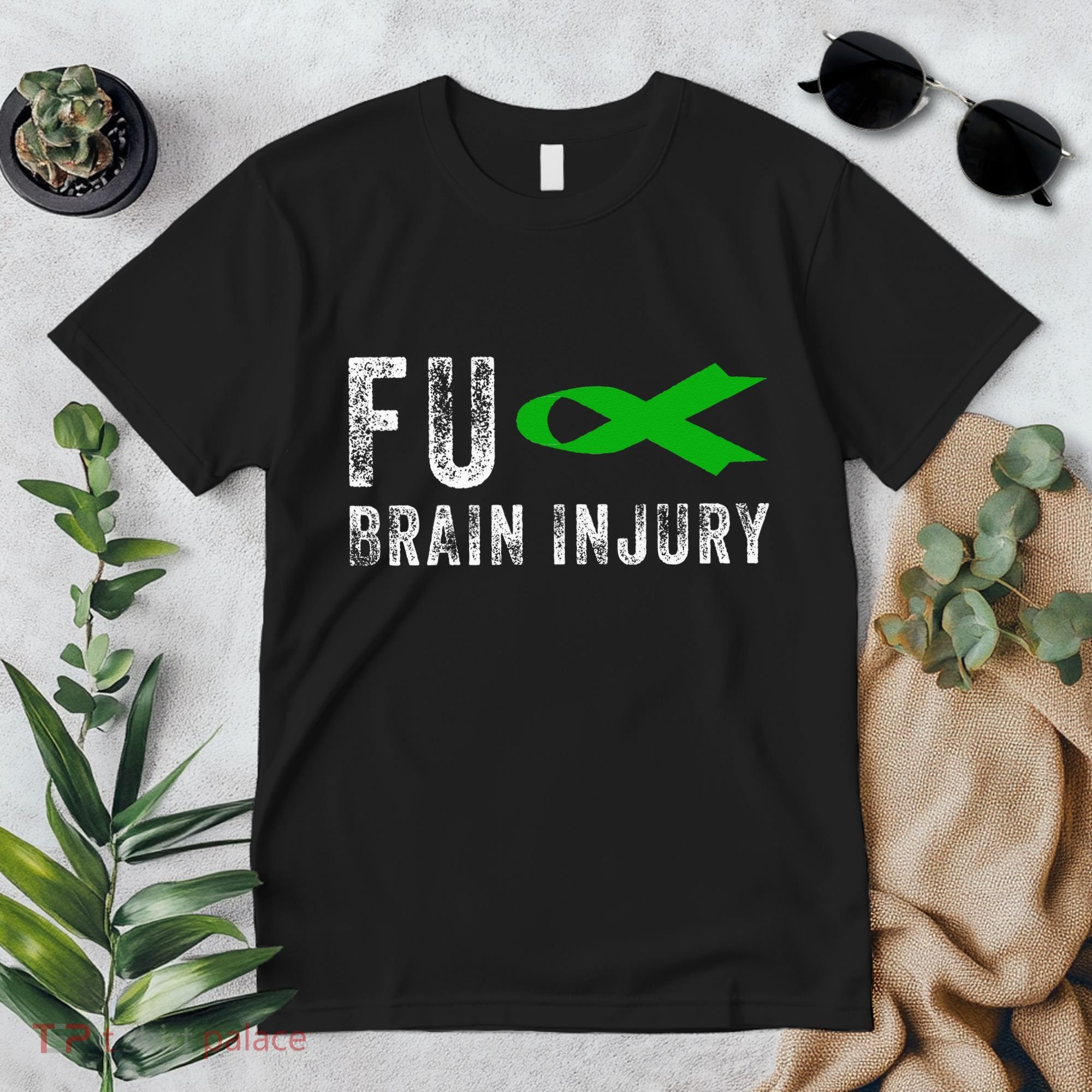 Traumatic Brain Injury Awareness Fu Traumatic Brain Injury Premium T-Shirt