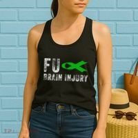 Traumatic Brain Injury Awareness Fu Traumatic Brain Injury Women's Tank Top thumb 2