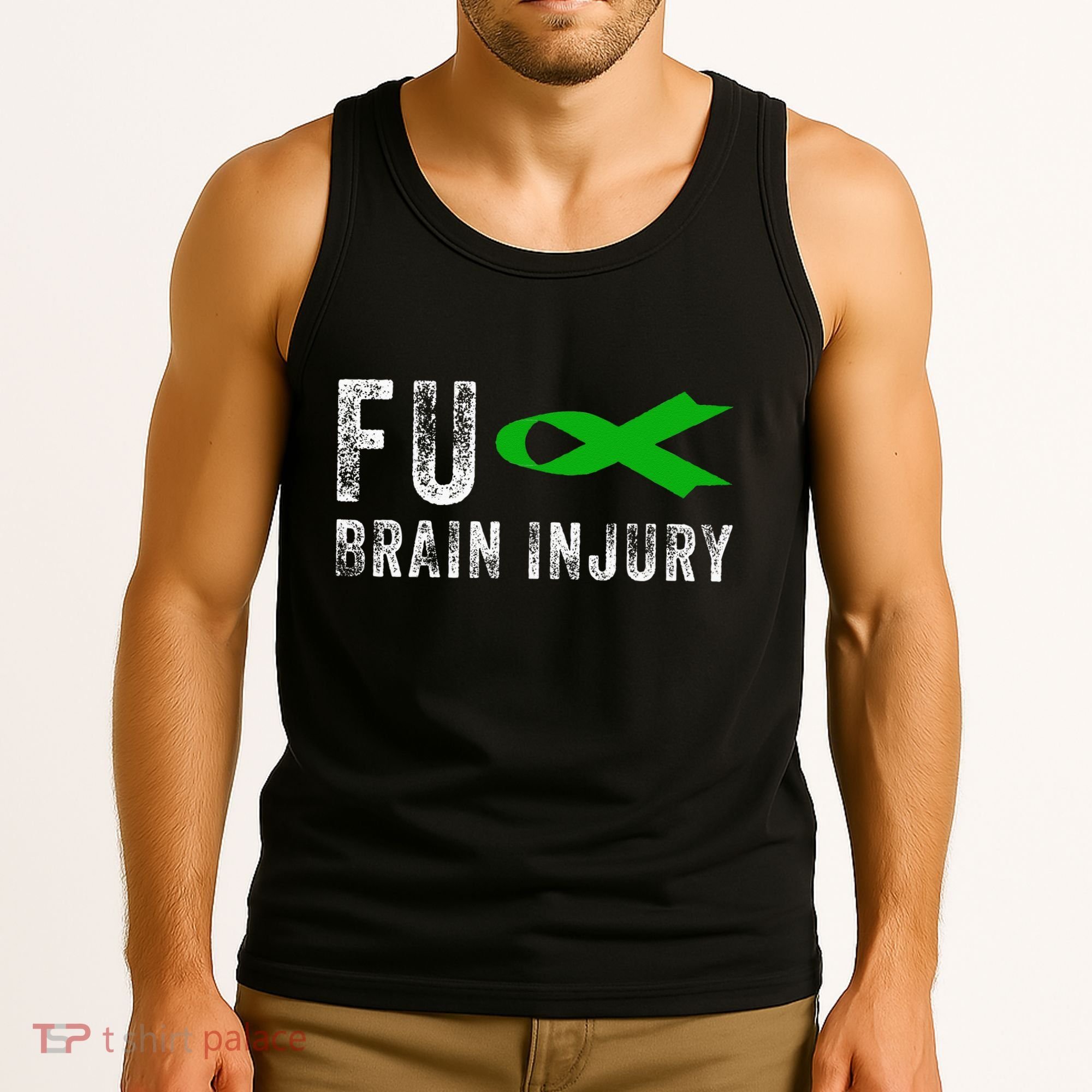 Traumatic Brain Injury Awareness Fu Traumatic Brain Injury Tank Top