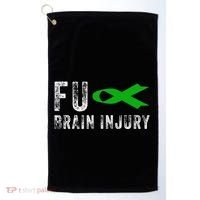 Traumatic Brain Injury Awareness Fu Traumatic Brain Injury Golf Towel thumb 0