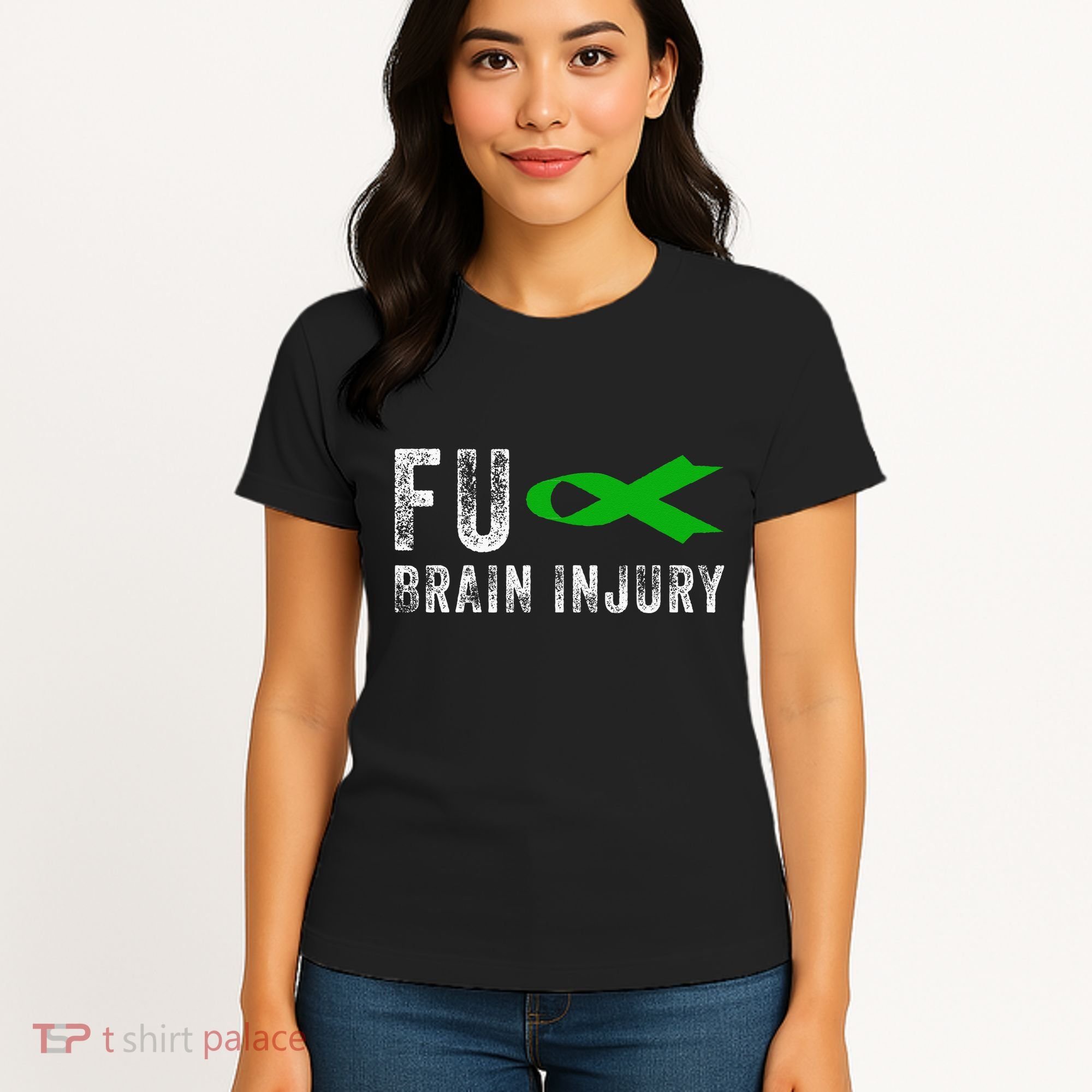 Traumatic Brain Injury Awareness Fu Traumatic Brain Injury Women's T-Shirt