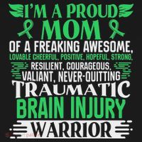 Traumatic Brain Injury Awareness Ribbon Mom Tbi Gift Sweatshirt thumb 3