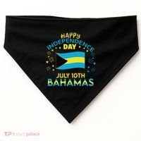 The Bahamas Independence Day Bahamian Pride The Bahamas Flag USA-Made Doggie Bandana thumb 0