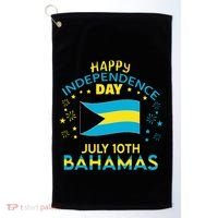 The Bahamas Independence Day Bahamian Pride The Bahamas Flag Golf Towel thumb 0