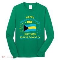 The Bahamas Independence Day Bahamian Pride The Bahamas Flag Long Sleeve Shirt thumb 0