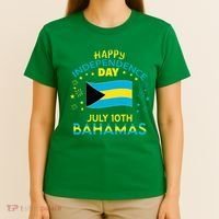 The Bahamas Independence Day Bahamian Pride The Bahamas Flag T-Shirt thumb 4
