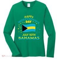 The Bahamas Independence Day Bahamian Pride The Bahamas Flag Women's Long Sleeve Shirt thumb 0