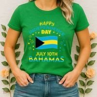 The Bahamas Independence Day Bahamian Pride The Bahamas Flag Women's T-Shirt thumb 2