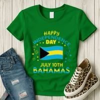 The Bahamas Independence Day Bahamian Pride The Bahamas Flag Women's T-Shirt thumb 3