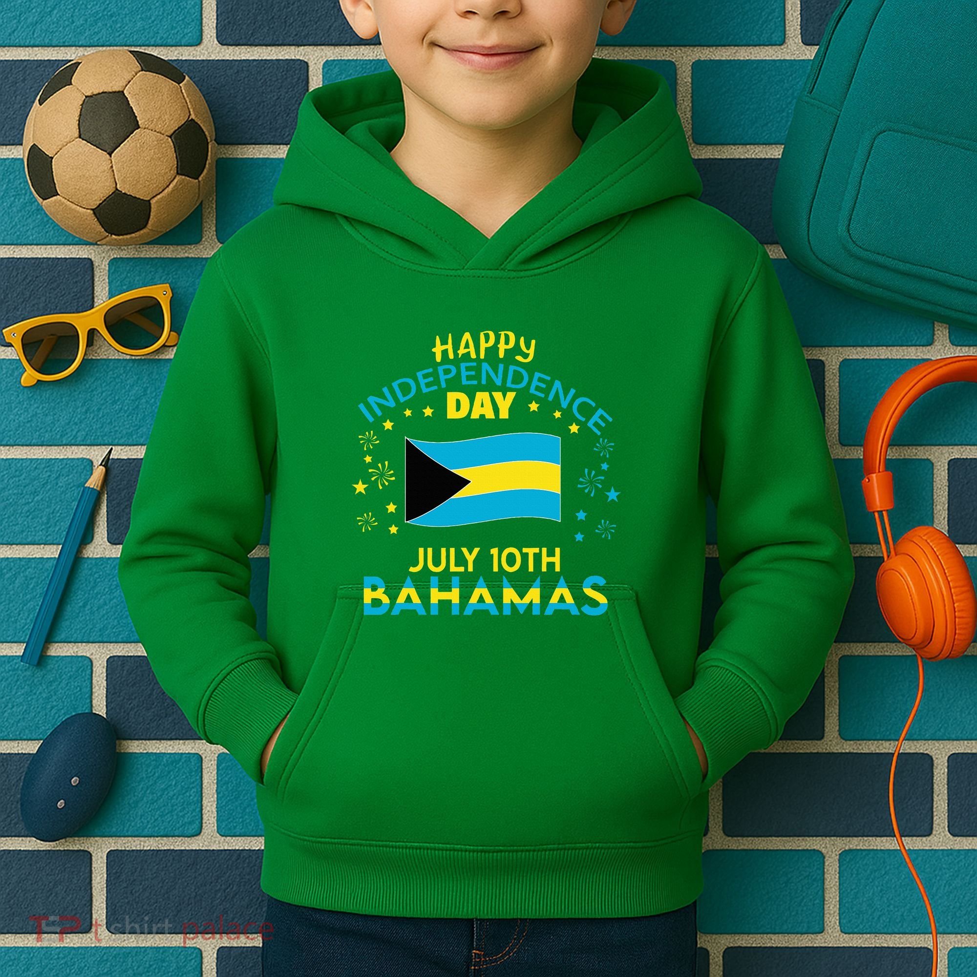 The Bahamas Independence Day Bahamian Pride The Bahamas Flag Kids Hoodie