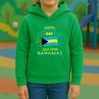 The Bahamas Independence Day Bahamian Pride The Bahamas Flag Kids Hoodie thumb 3