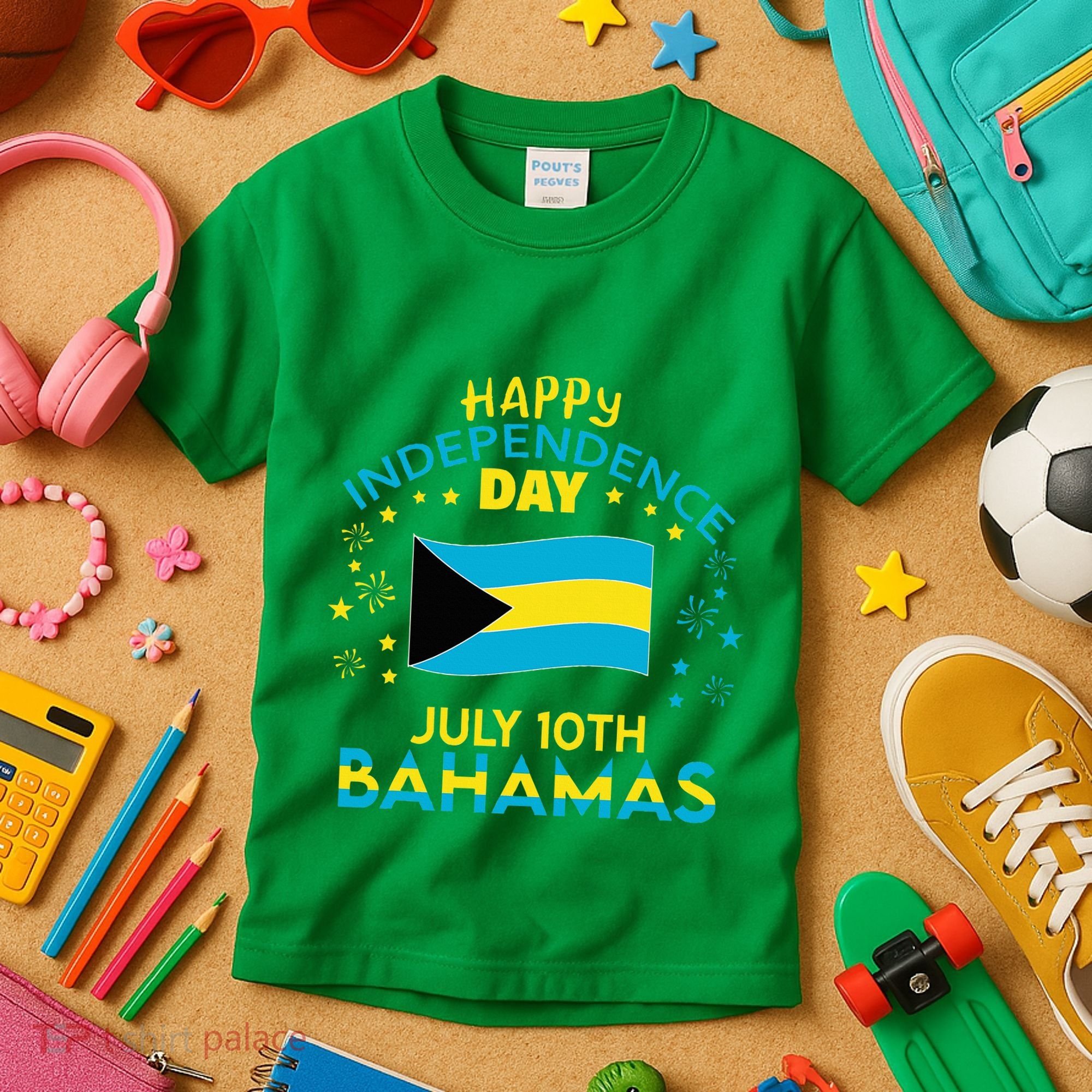 The Bahamas Independence Day Bahamian Pride The Bahamas Flag Kids T-Shirt