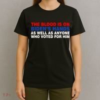 The Blood Is On Biden's Hands T-Shirt thumb 4