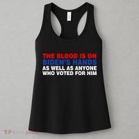 The Blood Is On Biden's Hands Women's Tank Top thumb 3