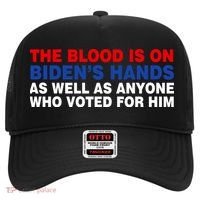 The Blood Is On Biden's Hands Hat thumb 0
