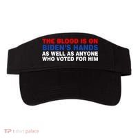 The Blood Is On Biden's Hands Visor thumb 0