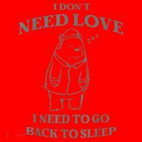 Teddy Bear I Don’T Need Love I Need To Go Back To Sleep Santa Hat thumb 1
