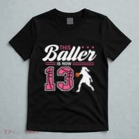 This Baller Is Now 13 Year Old Basketball 13th Birthday Girl T-Shirt thumb 5