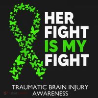 Traumatic Brain Injury Awareness Her Fight Green Ribbon Women's Tank Top thumb 5