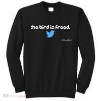 The Bird Is Freed Musk Quote Sweatshirt thumb 0