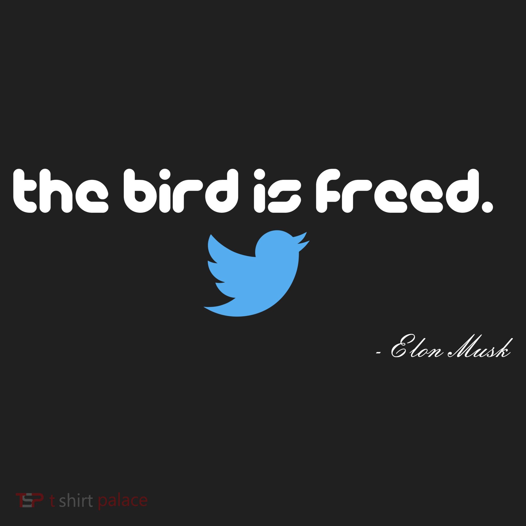 The Bird Is Freed Musk Quote Beanie
