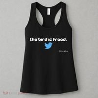 The Bird Is Freed Musk Quote Women's Tank Top thumb 3