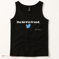 The Bird Is Freed Musk Quote Tank Top thumb 2