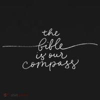 The Bible Is Our Compass Christianity Faith Backpack thumb 2