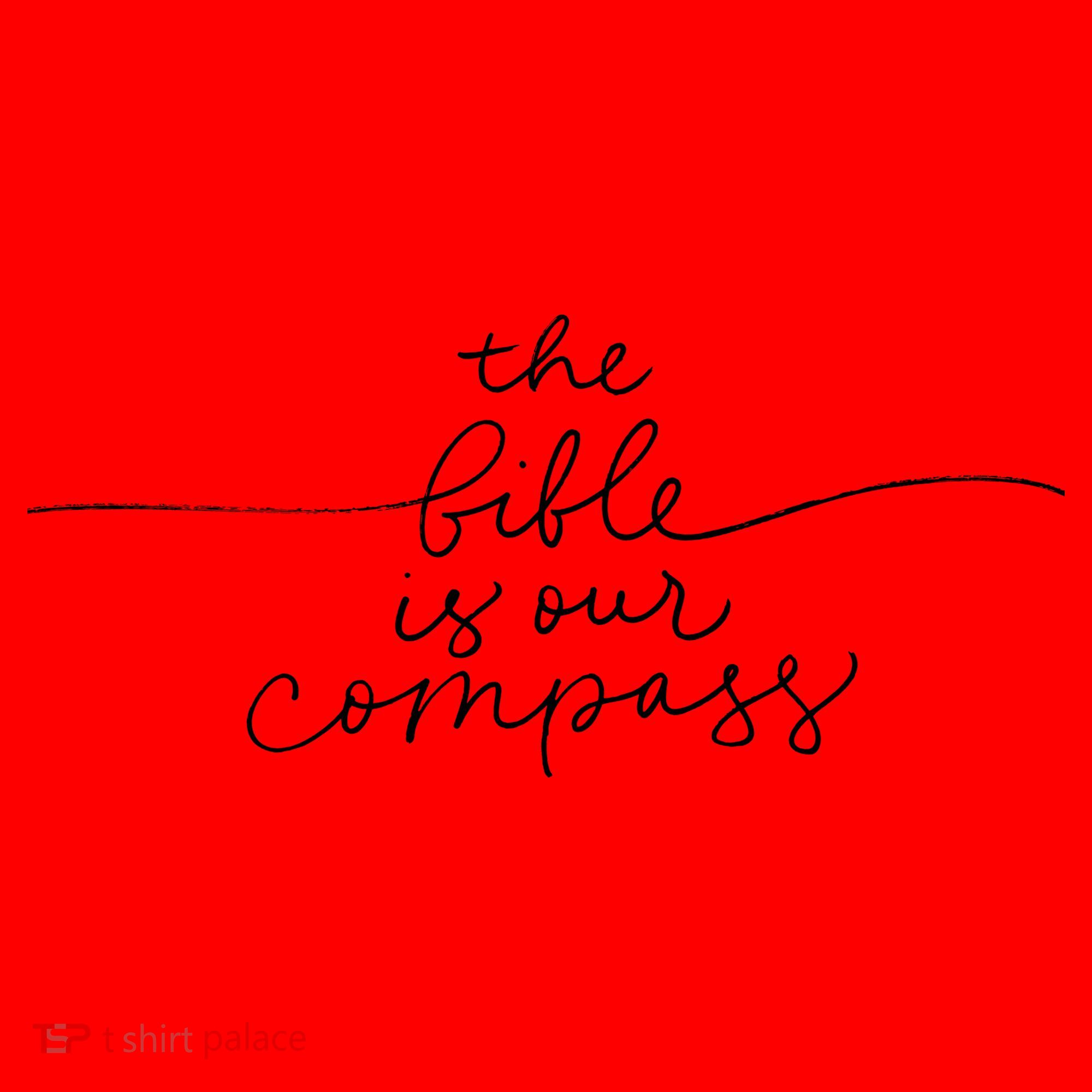 The Bible Is Our Compass Christianity Faith Santa Hat