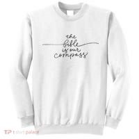 The Bible Is Our Compass Christianity Faith Sweatshirt thumb 0